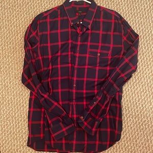 J.Crew Flannel Plaid Button Up